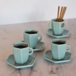 Espresso Coffee Cup and Saucer GAUDI - Set of 4