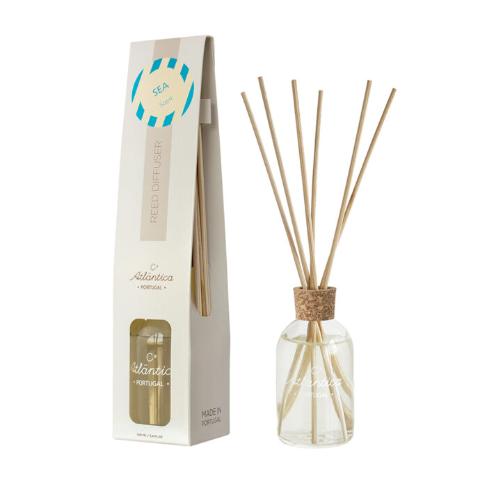 Pack Fresh - Fragrance Diffuser 200ml + Fragrance Diffuser 100ml & Alcohol Gel 500ml + Alcohol Gel 100ml - Sea 11 Ambientador mikado 100 ml mar areia