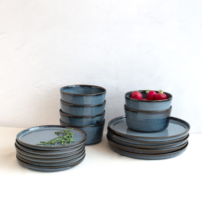 MELIDES Tafelgeschirr - 18 Stück