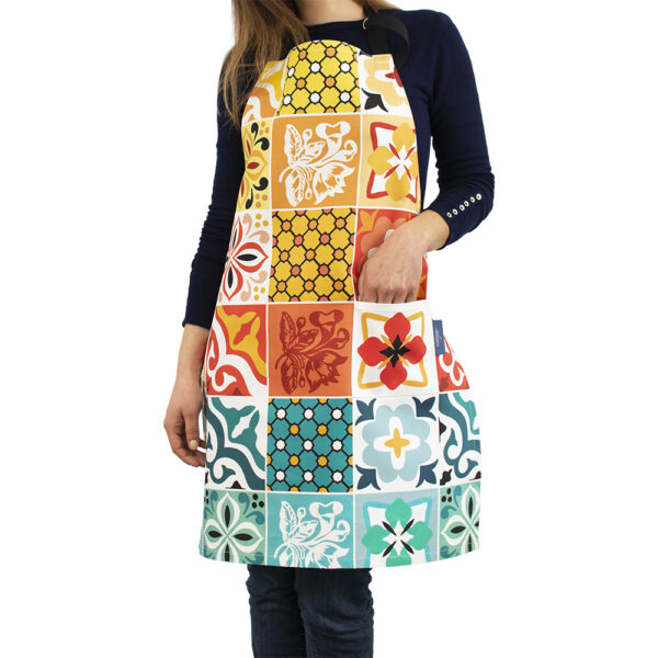 Tablier en coton AZULEJO 12 170 113 b