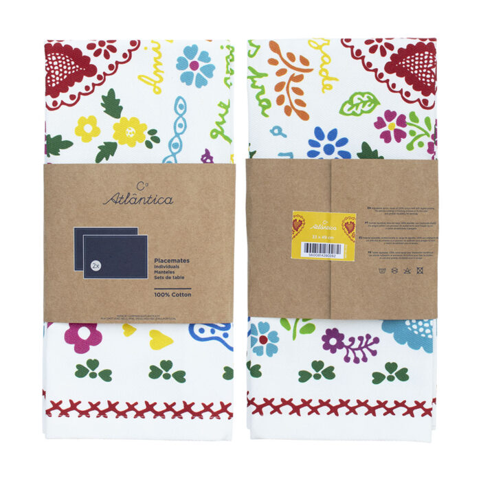 Alternative view of Set von 2 Baumwoll-Tischsets NAMORADOS