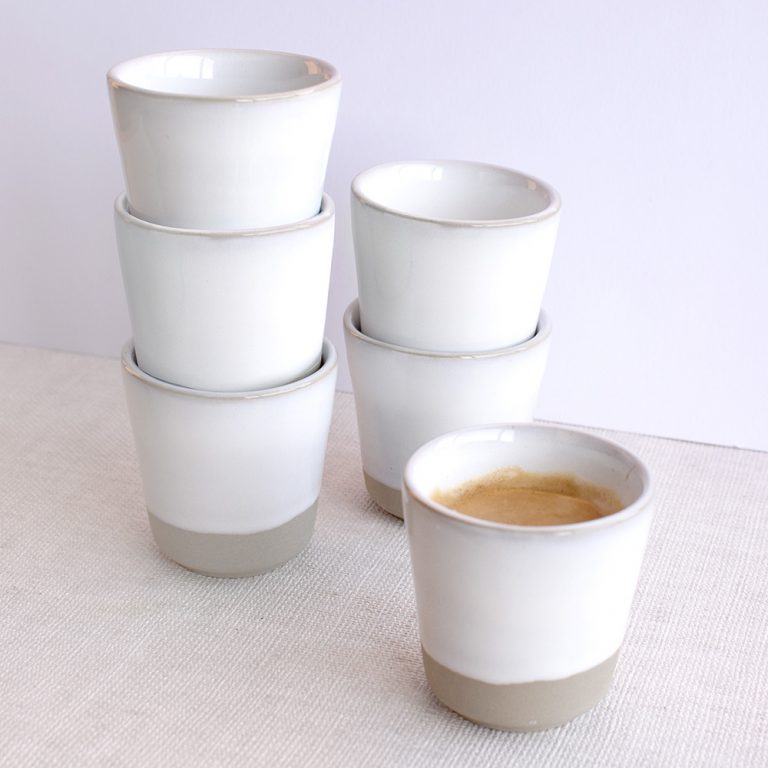 Copo Café MELIDES Sweet - Conjunto de 6 - Branco