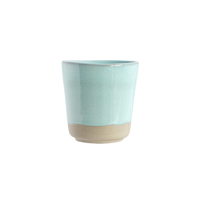 Espresso coffee cup ceramic blue