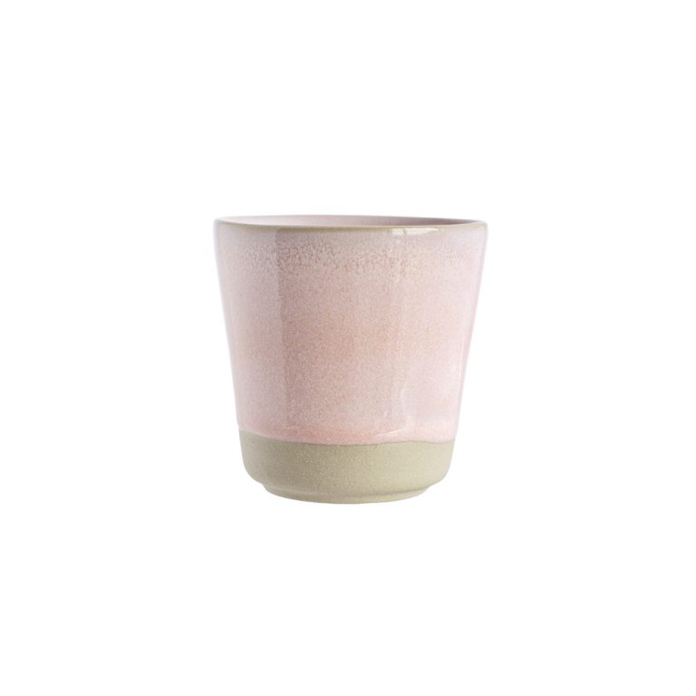 Espresso coffee cup ceramic pink