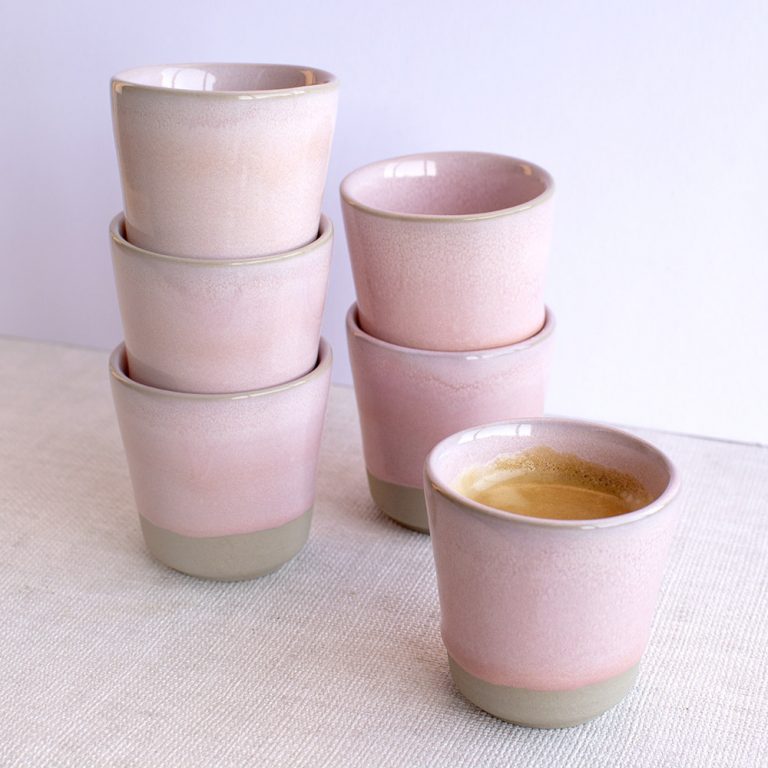 Copo Café MELIDES Sweet - Conjunto de 6 - Rosa