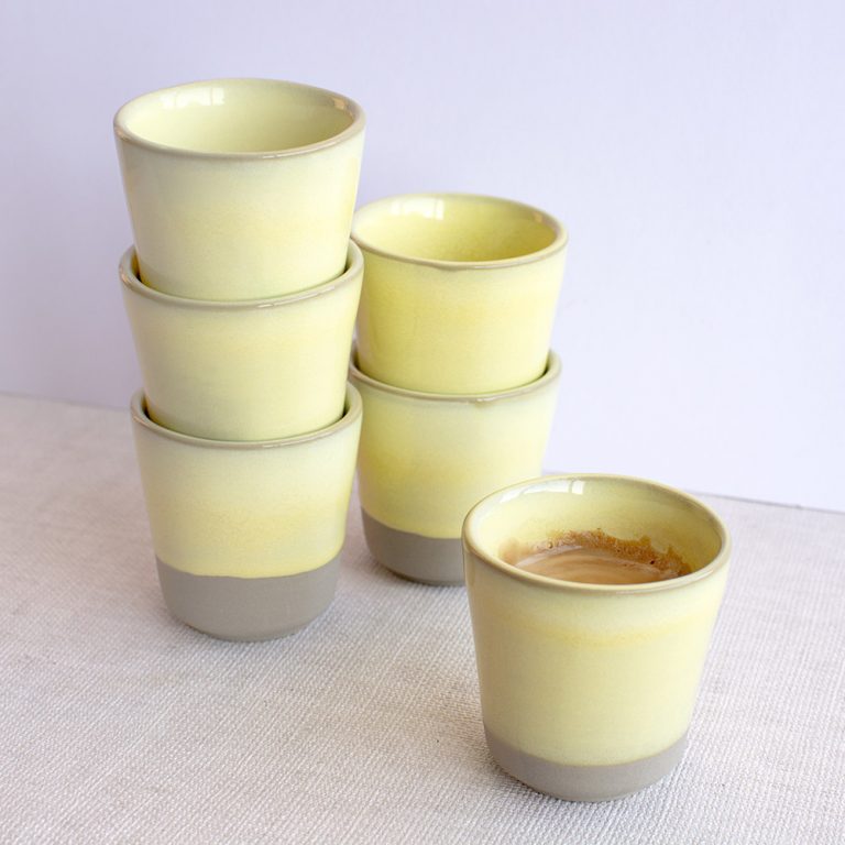 Copo Café MELIDES Sweet - Conjunto de 6 - Amarelo