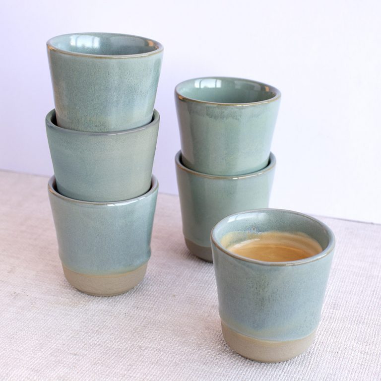 Copo Café MELIDES Sweet - Conjunto de 6 - Verde