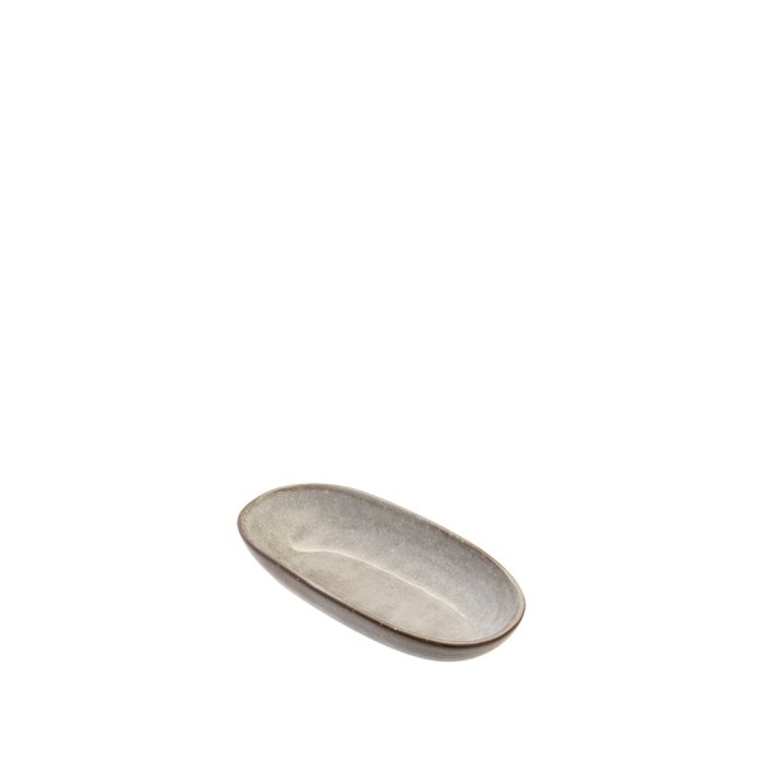 Plat ovale 15cm BREEZY - Gris