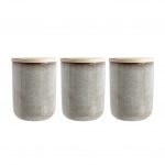 Kitchen Storage Jars GRANO 650ml - Set of 3