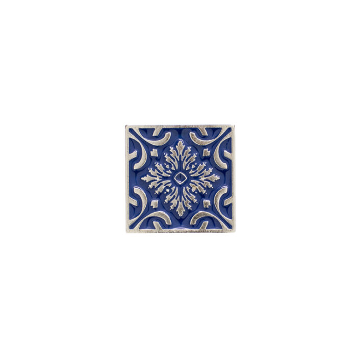 AZULEJO-Pins (Anstecknadeln) - Blau