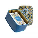 Soap in Tin White Flowers LOVIES