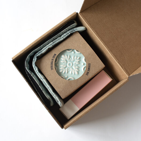 Pack Romantic - Caixa de Jóias + Bolsa + Creme Mãos - Verde 11 3 2