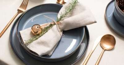 Nachhaltige Weihnachtstischdekoration - Slow Living-Trend 12 Decoração de mesa de natal