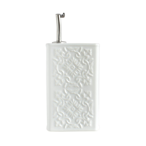 Huilier AZULEJO 28 Garrafa de azeite branco frente 1