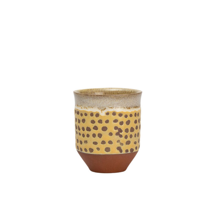 Espresso Coffee Cup AROMA - Set of 2 37 131 076 spot yellow 1