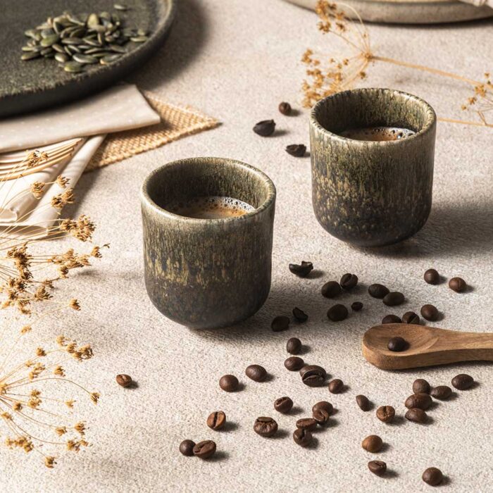 Alternative view of Copo Expresso 80ml LAPA Seaweed - Conjunto de 2