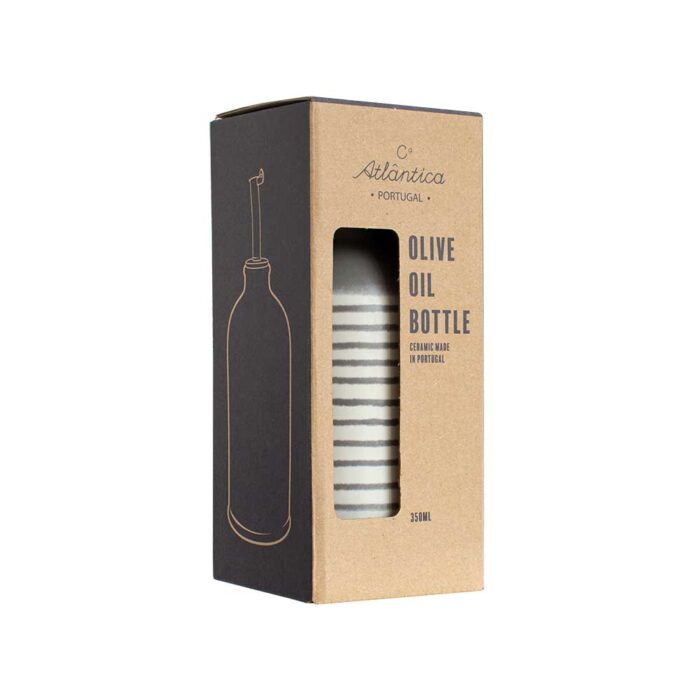 COMPORTA Olive Oil Bottle 350ml – Ceramic Oil Bottle with Reactive Glaze 12 130 870 2