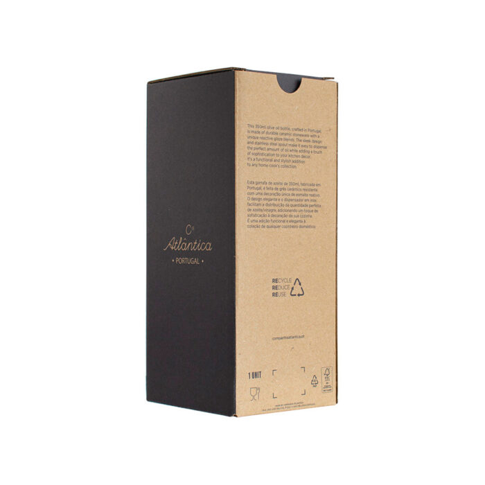 COMPORTA Olive Oil Bottle 350ml – Ceramic Oil Bottle with Reactive Glaze 13 130 870 2 1