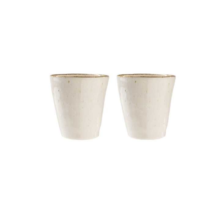 Copo Café Expresso BREEZY - Conjunto de 2 - Creme