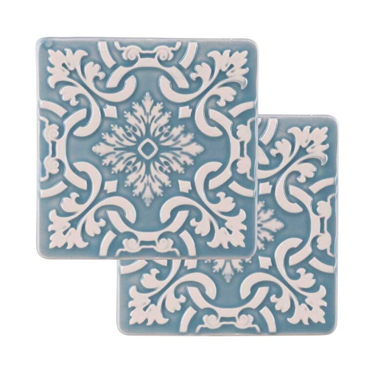 Coasters AZULEJO - Set of 6 - Zenith Blue