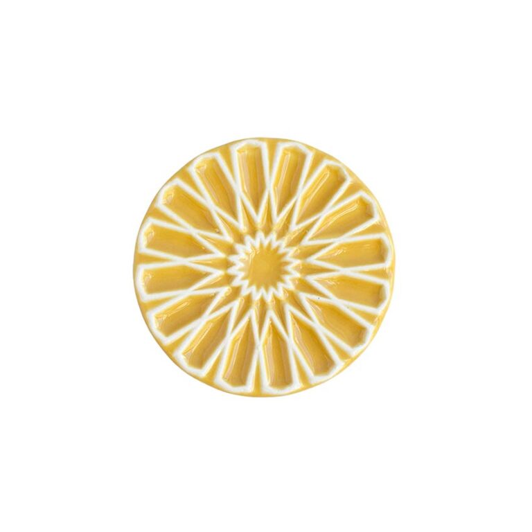 Coaster ALICATOS  Ø9,5 - set of 2 - Yellow