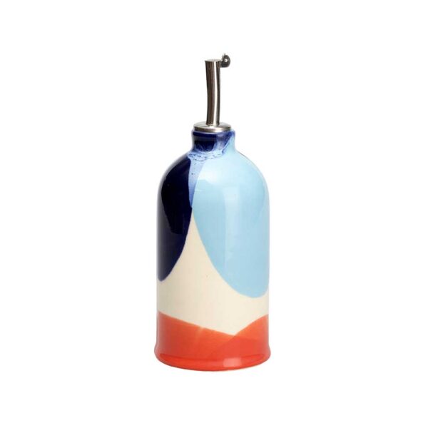 GIRO Oil Cruet 350ml – Hand-Painted Ceramic Oil Cruet with Lid 8 131 345 1jpg