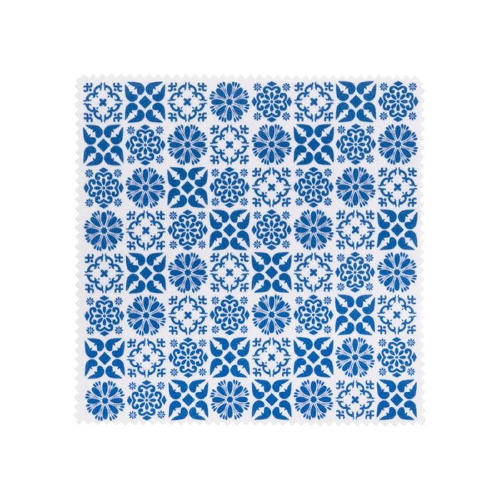 Alternative view of Blau Mikrofasertuch AZULEJO