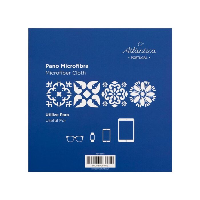 Microfiber Cloth Blue AZULEJO 7 160 143 back