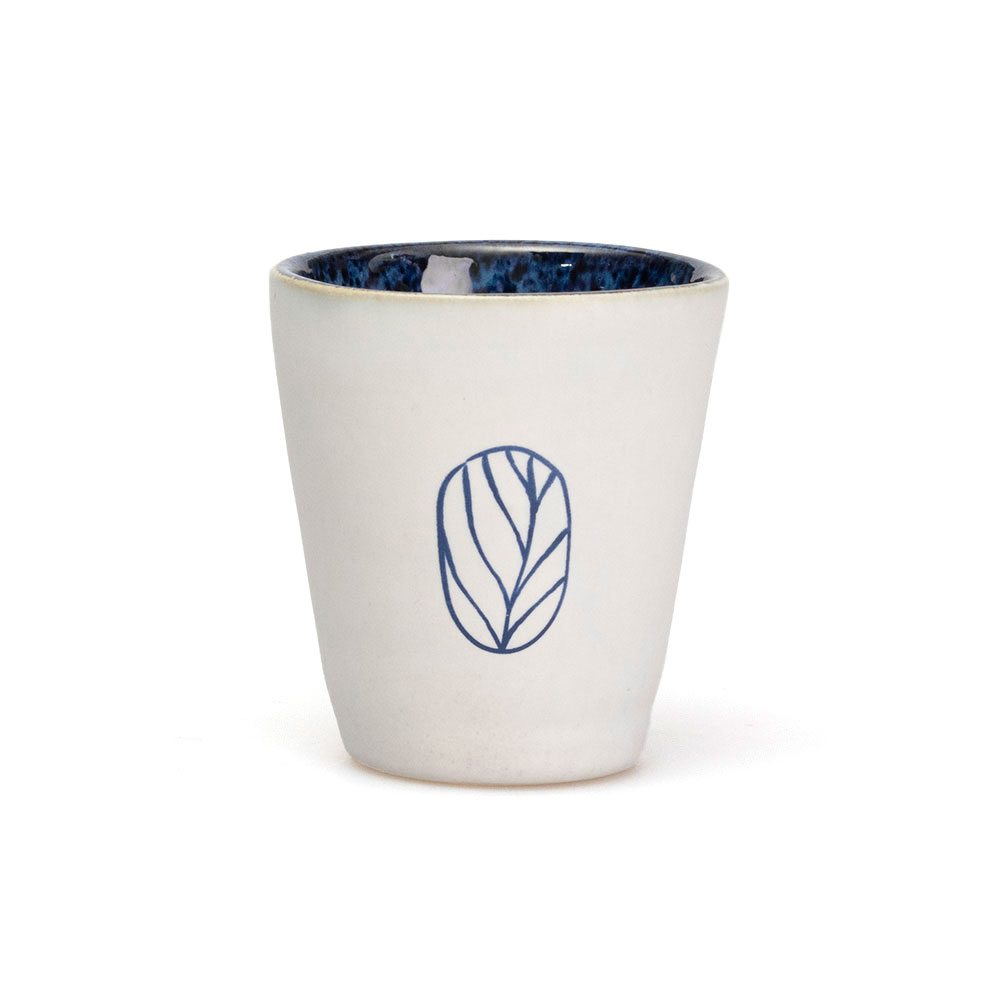 Vasos de vidrio, tazas de café y tazas 8 Mar collection cup white