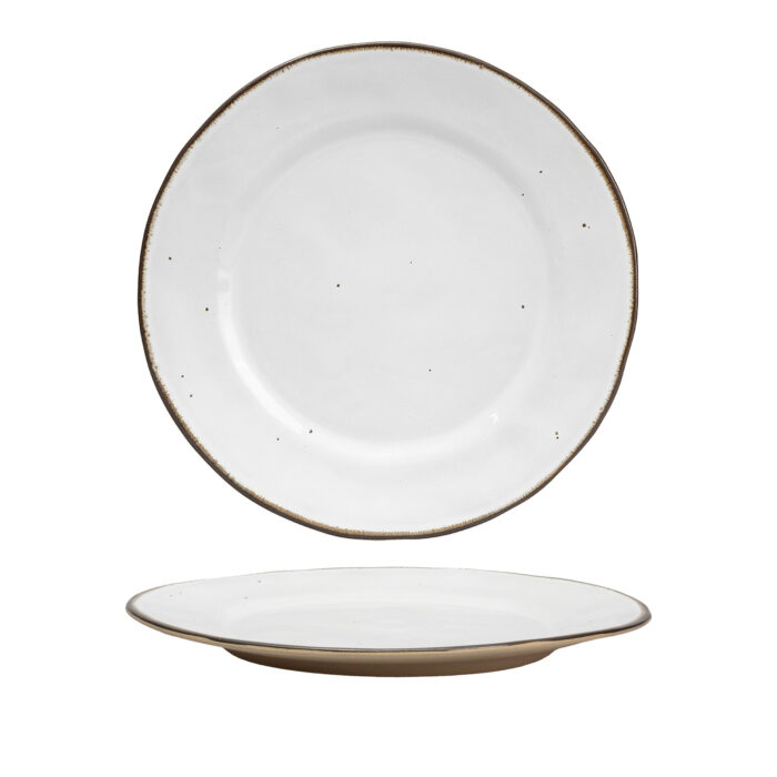 Dinner Plate Ø27 DUNA - White