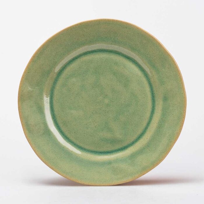 Prato Jantar Ø27 DUNA - Conjunto de 6 - RETRO GREEN