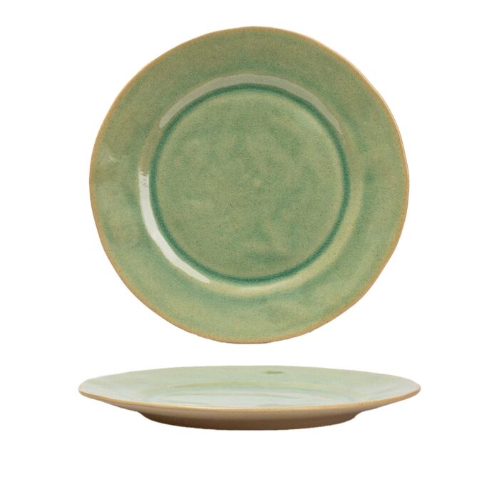 Dinner Plate Ø27 DUNA - RETRO GREEN