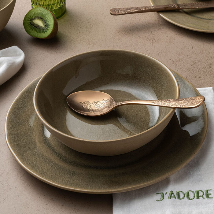 Vajilla DUNA de 32 piezas - RETRO GREY