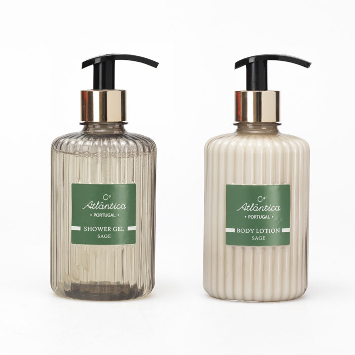 Gel Corpo e Loção 350ml Cª ATLÂNTICA - Conjunto de 2 - Sage