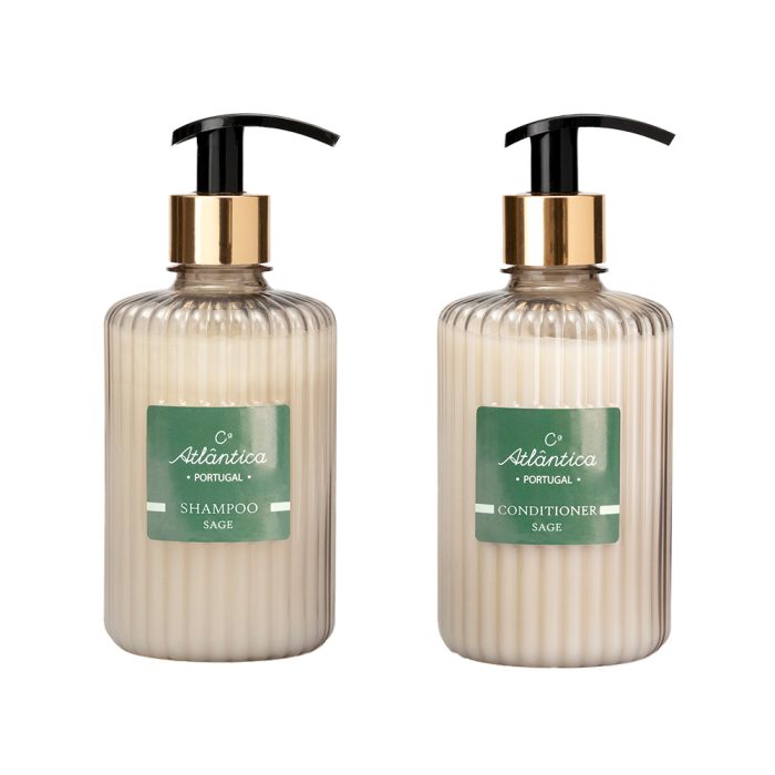 Shampoo & Conditioner Cª ATLÂNTICA – Set aus 2 - Sage