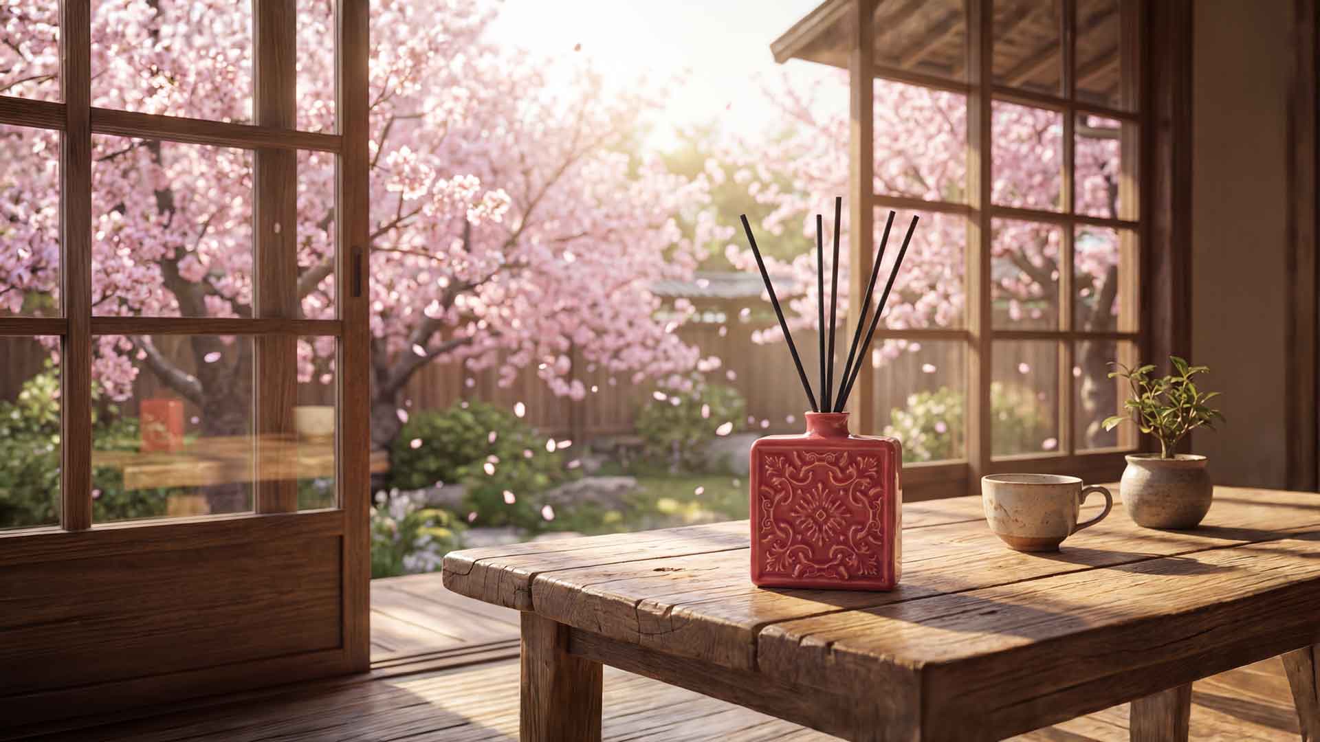 Cherry bloom banner